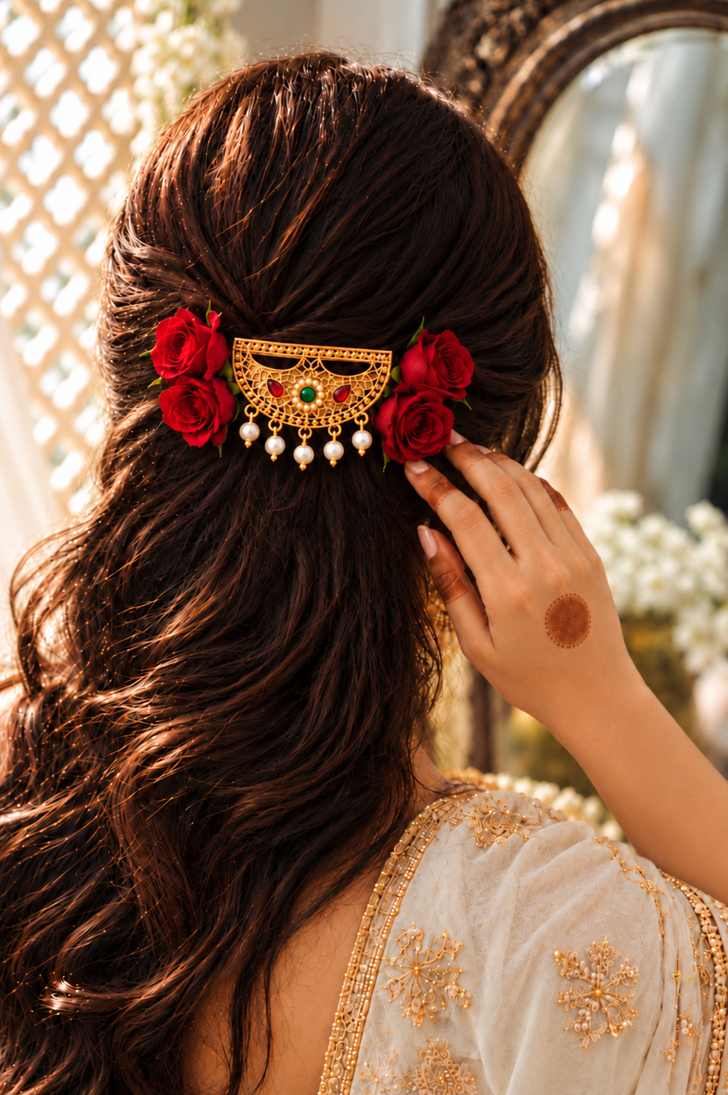 Gulnaar Hair Brooch