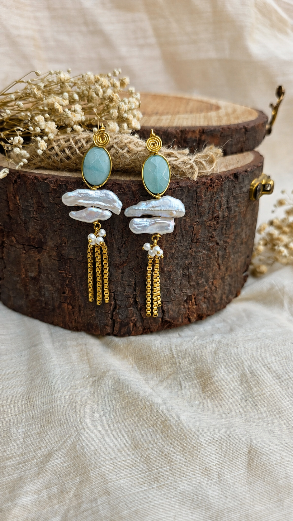 Aabshar Pearl Earrings