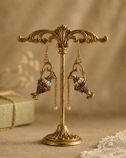 Nefertari Jhumka Earrings