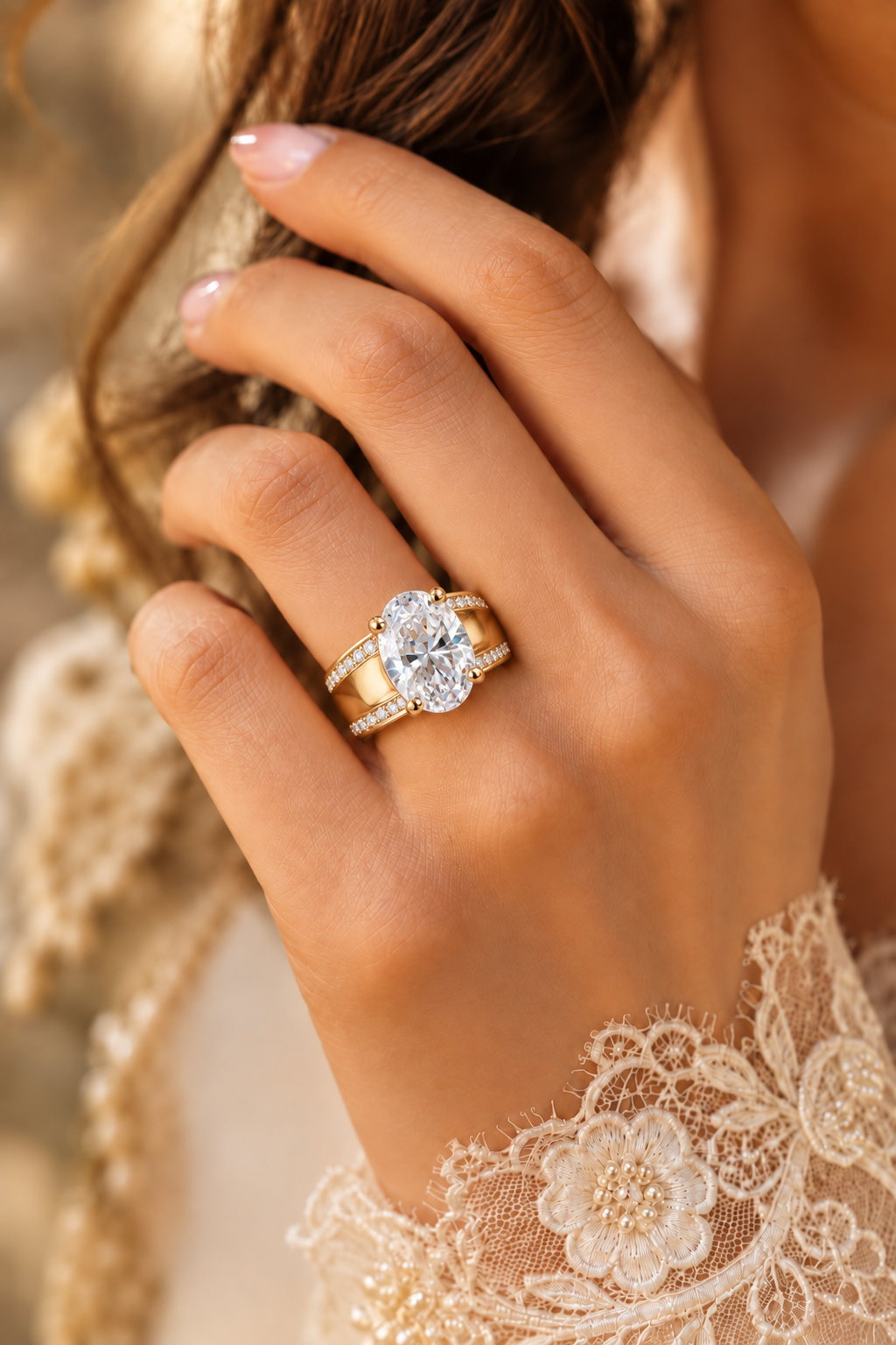 Sia Oval Ring