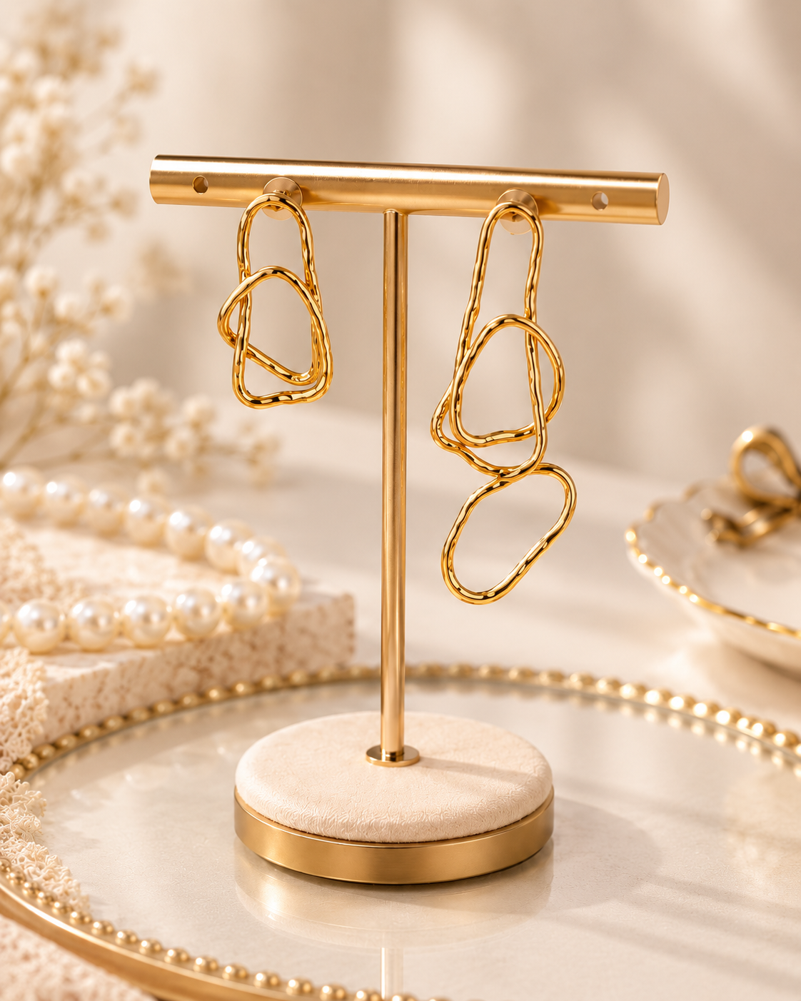Abstract Loop Earrings