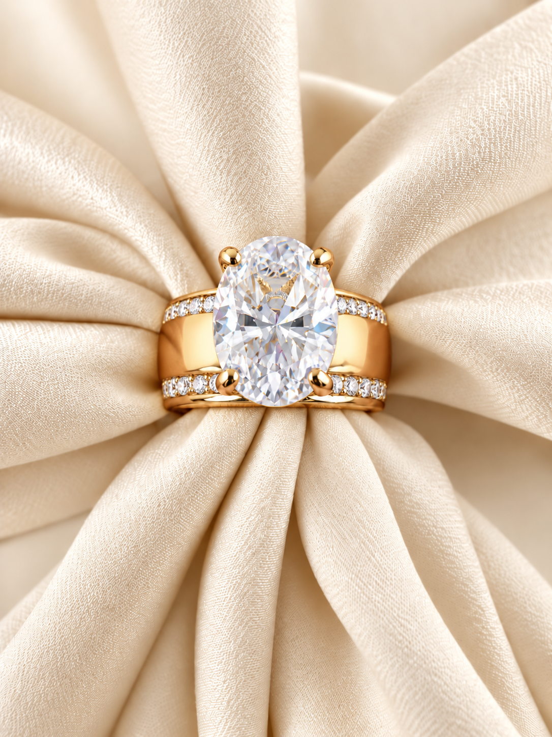 Sia Oval Ring