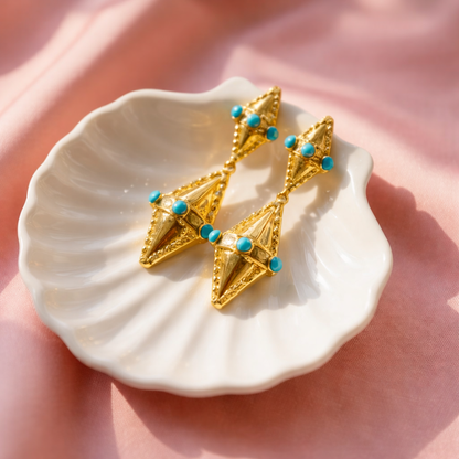 Turquoise Dynasty Drops