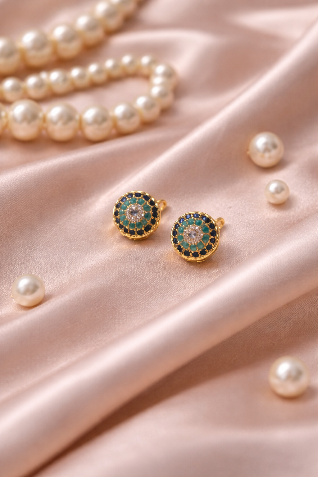 Royal  Halo Mini Studs