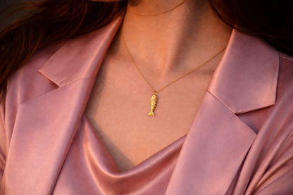 Sea Whisper Fish Pendant