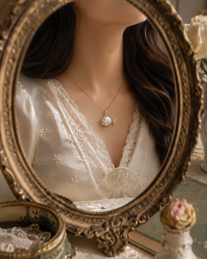 Pearlfin Fish Pendant