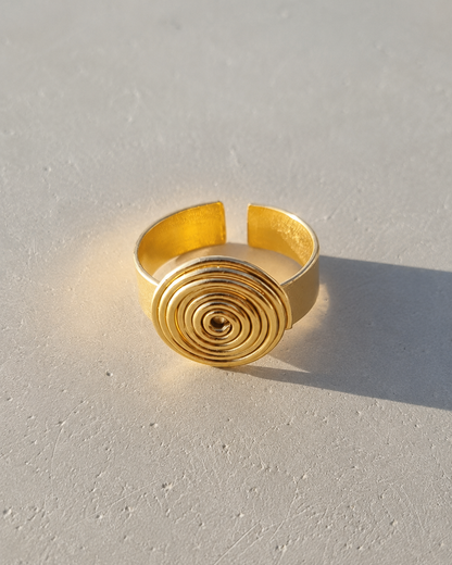 Chakra Spiral Rings