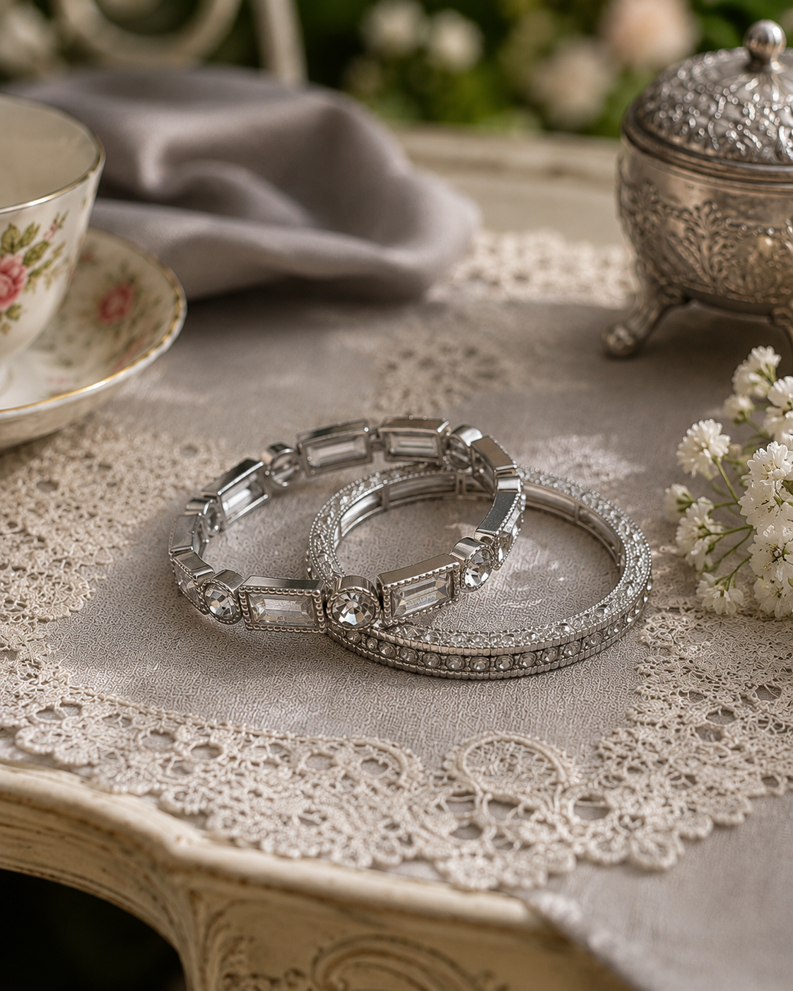 Briar Bloom Bracelet Pair