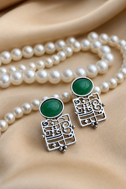 Celeste Green Earrings