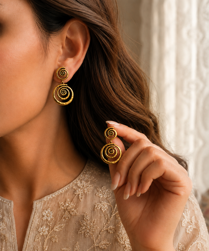 Midas Spiral Earrings