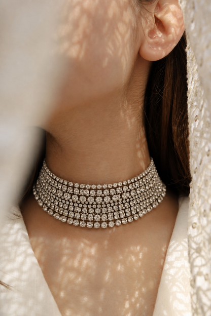Silver Soirée Necklace