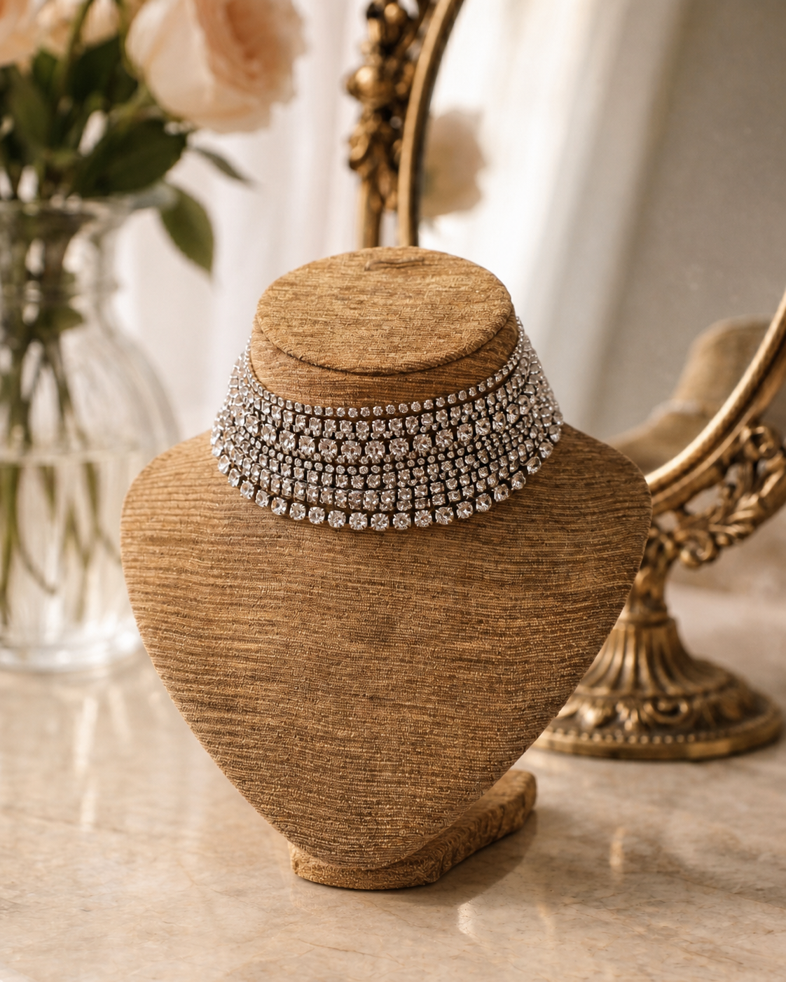 Silver Soirée Necklace