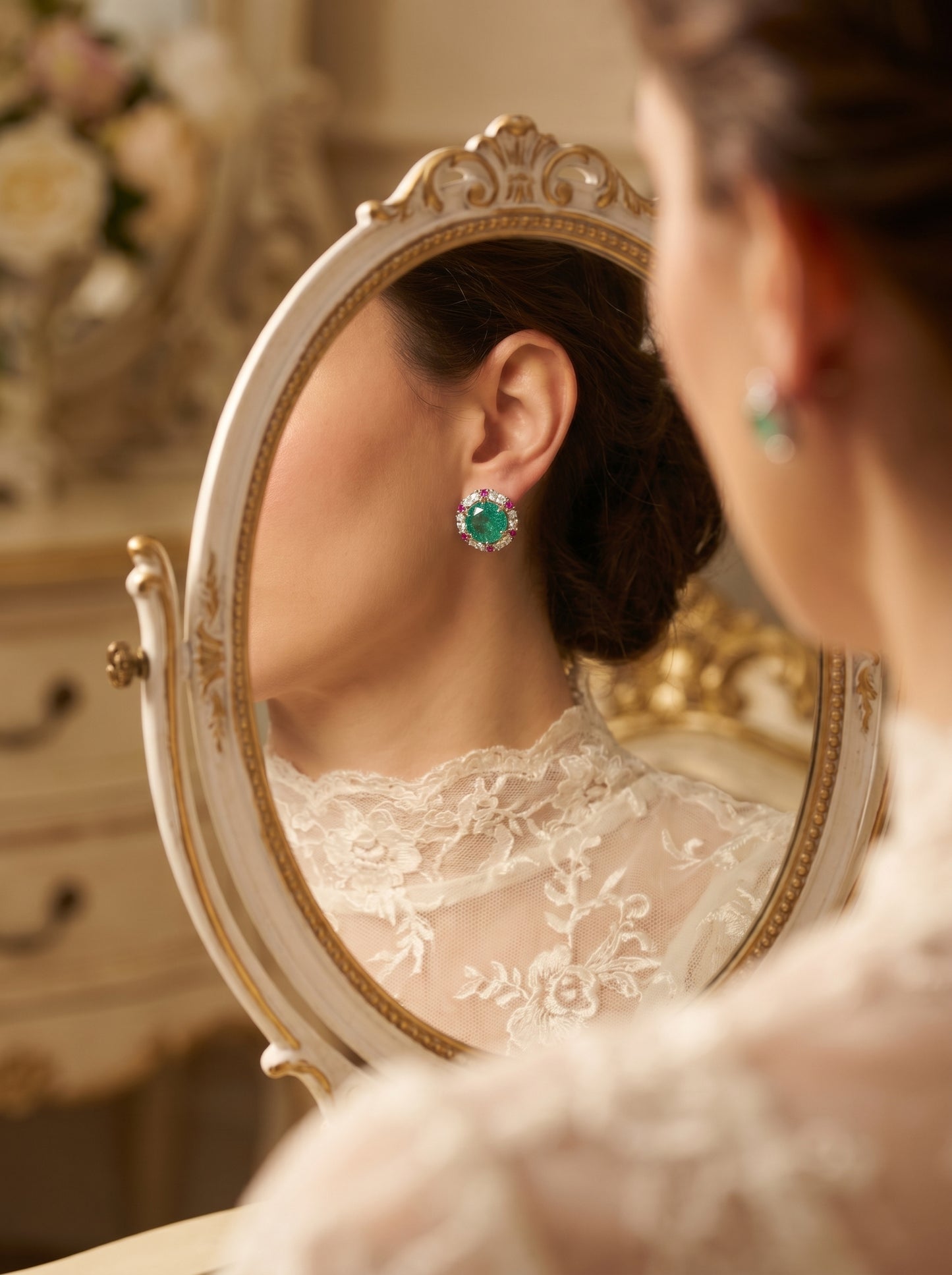 Emerald Grace Studs