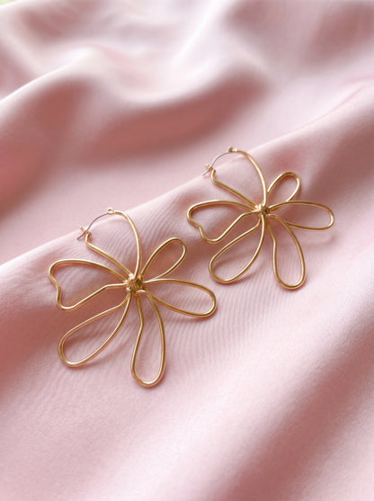 Daisy Flower Hoops
