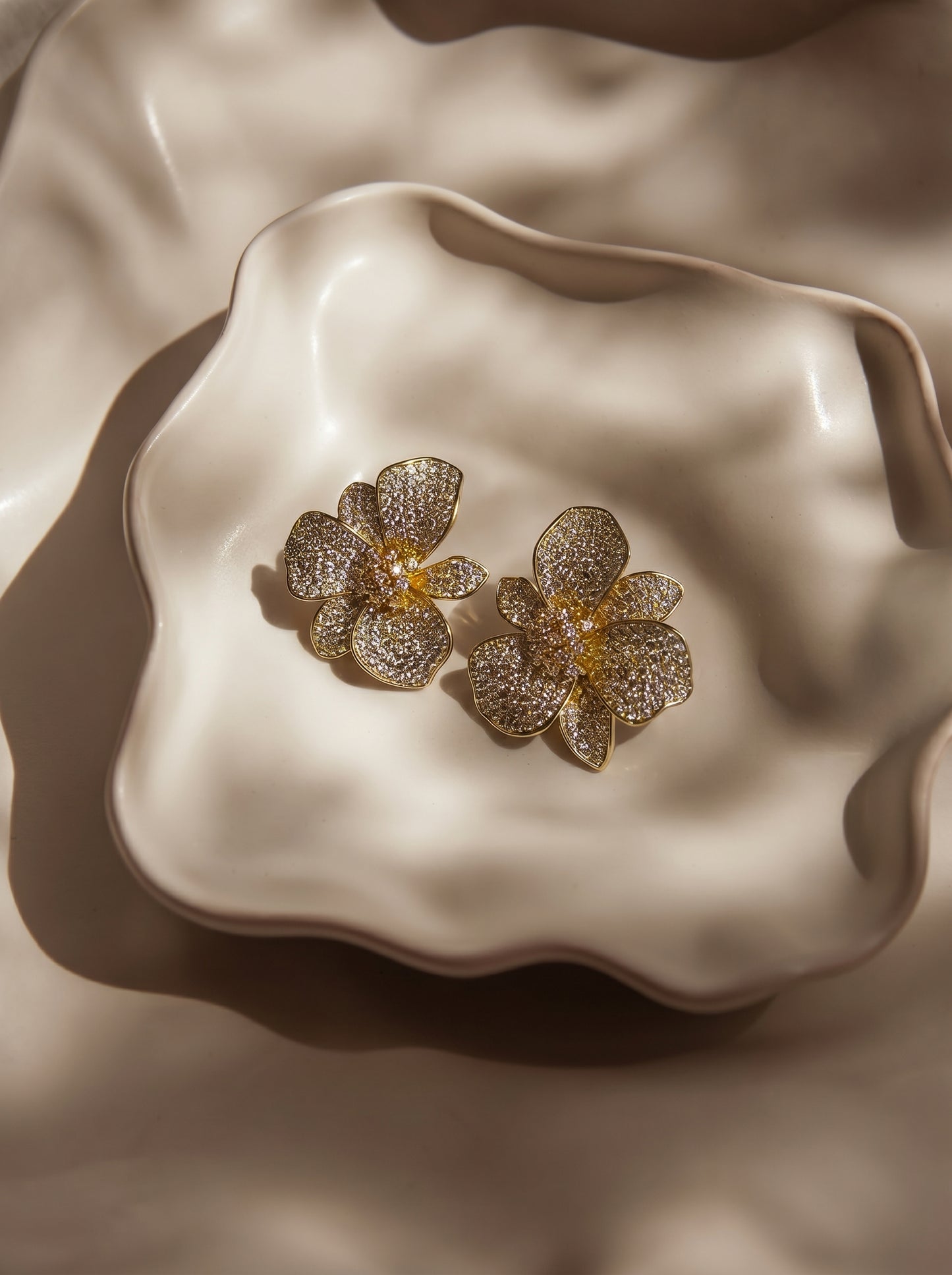 Golden Bloom Studs