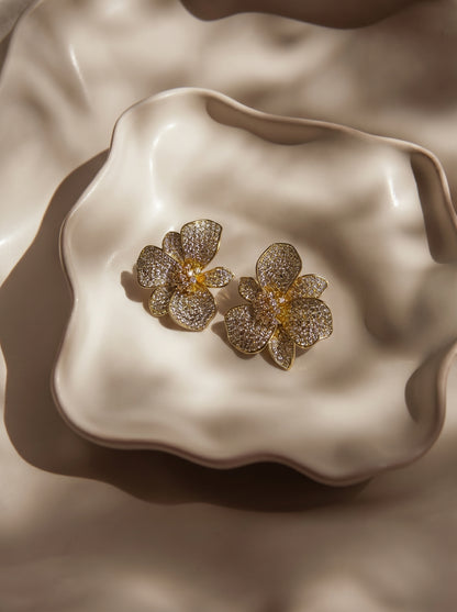 Golden Bloom Studs