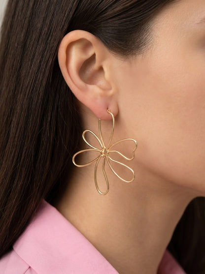 Daisy Flower Hoops