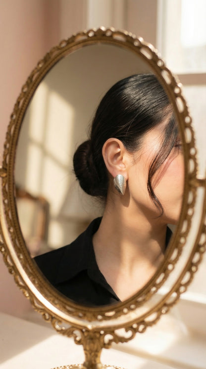 Victorian Tide Shell Studs