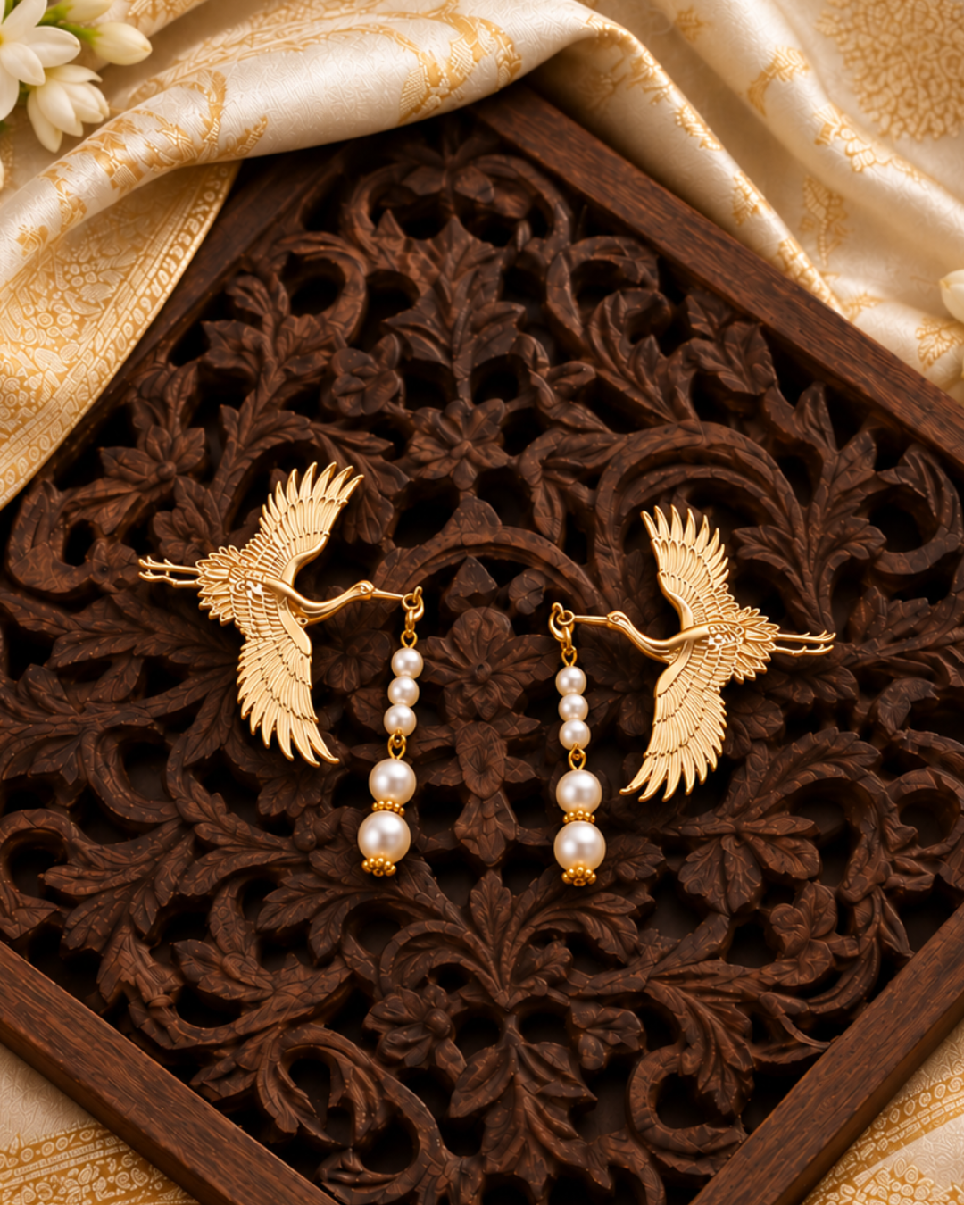 Crane Hair Pins
