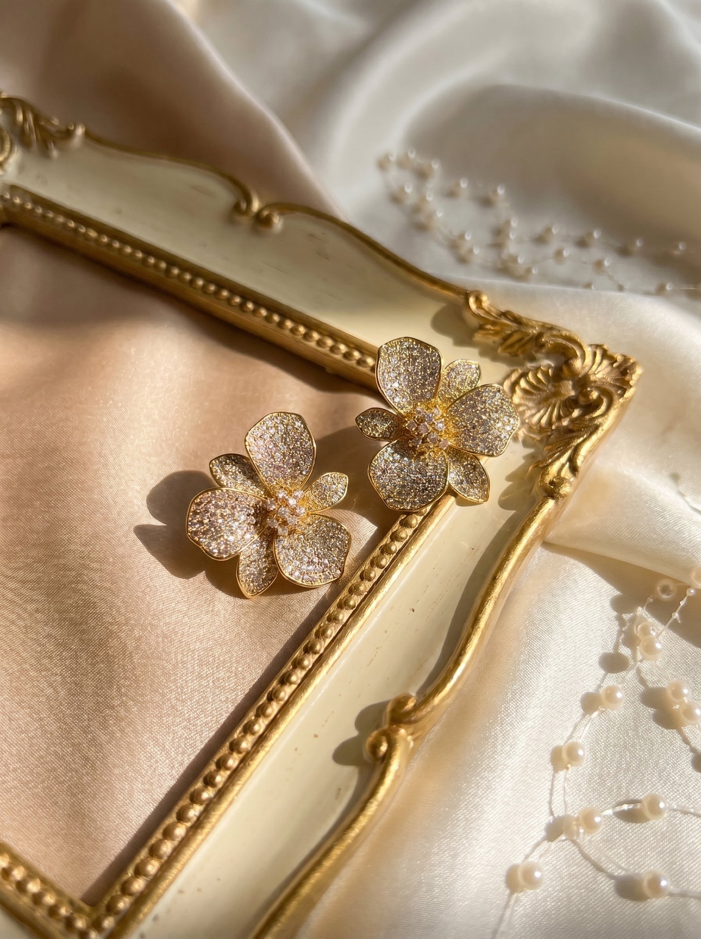 Golden Bloom Studs
