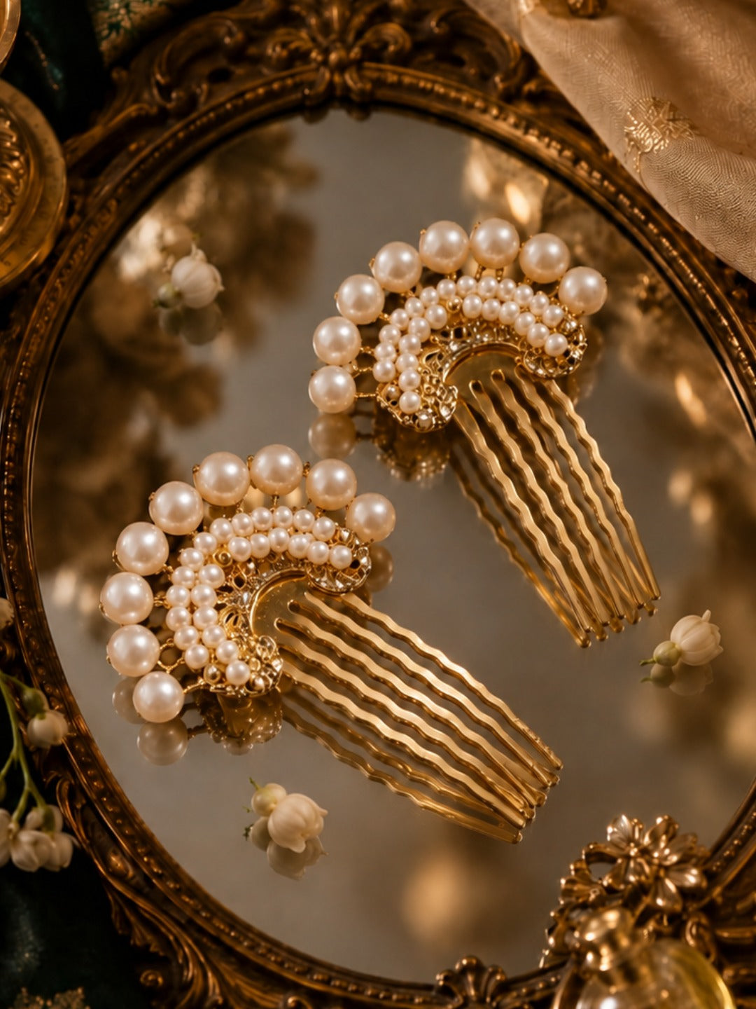 Moti Mehrab Hair Pins