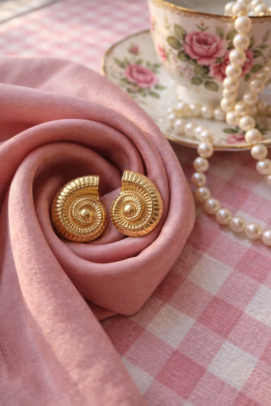 Victorian Shell Studs